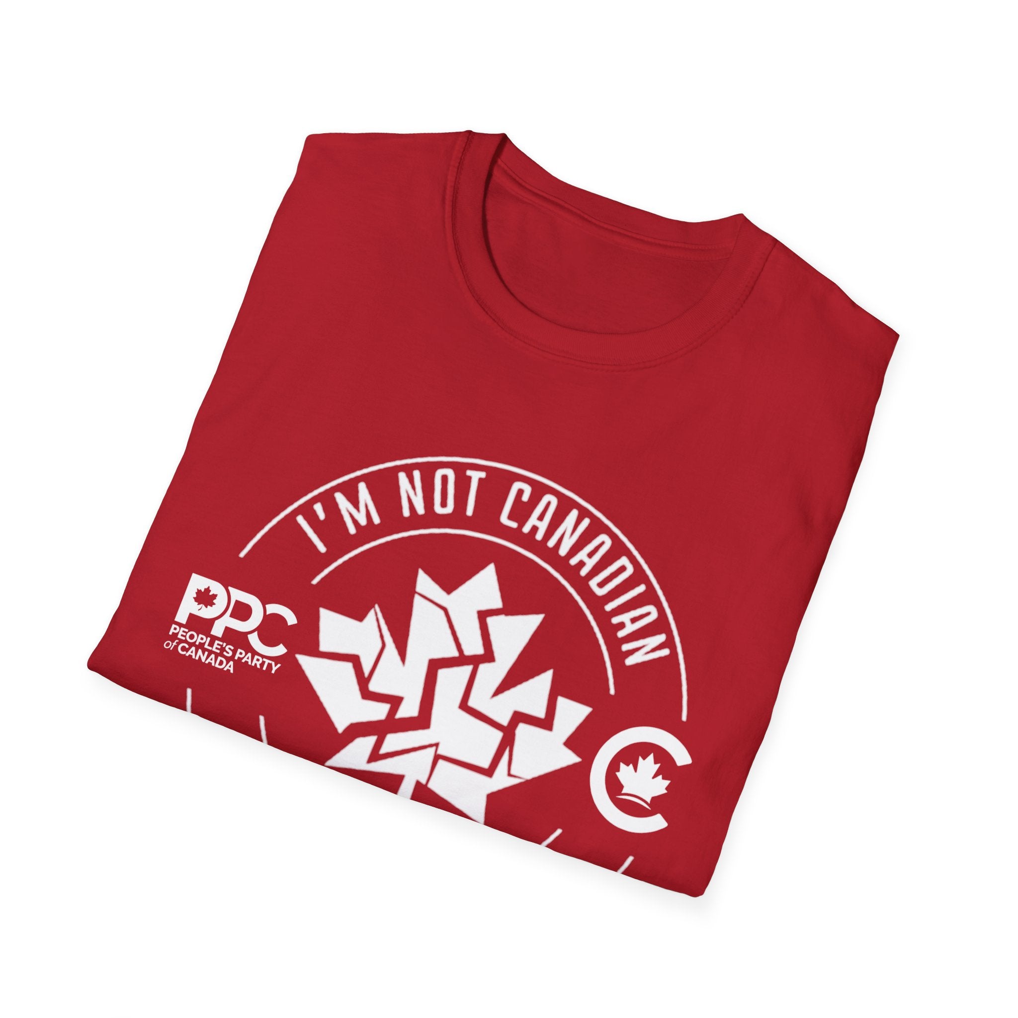 Anti-Liberal “I'm Not Canadian I'm Albertan” Modern Fit T-Shirt
