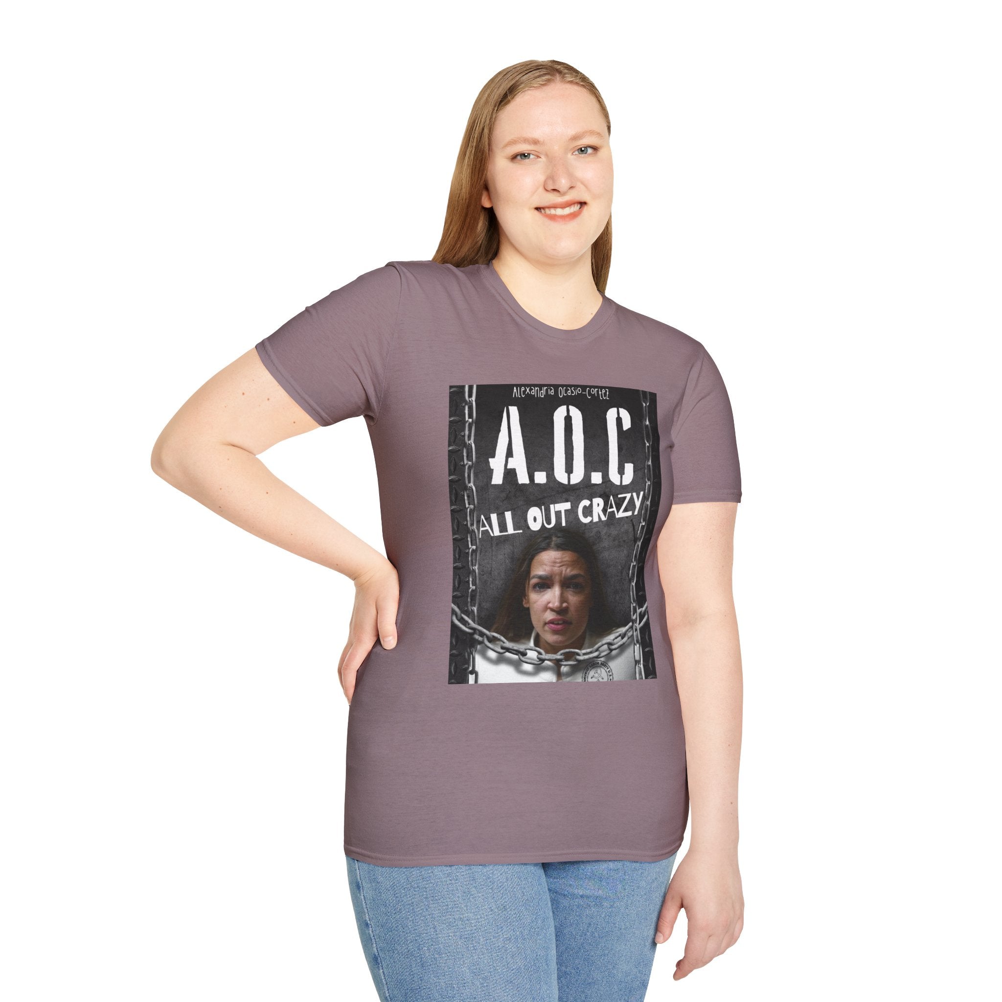 Convix Apparel Anti-Liberal / Democrat “A.O.C - All Out Crazy” #001 Women’s Tee