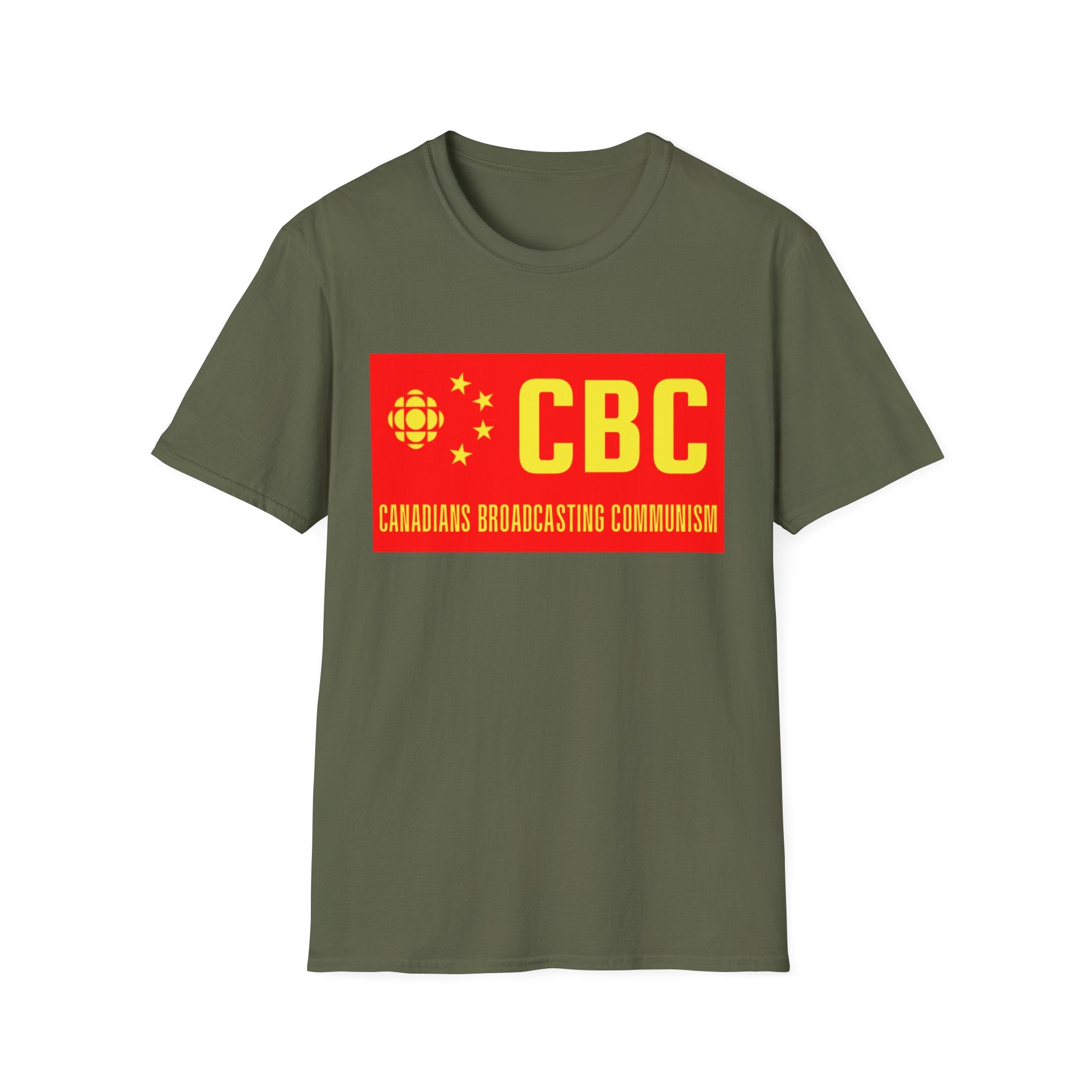 Convix Apparel Anti-Liberal Media “CBC Canadians Broadcasting Communism” #001 T-Shirt