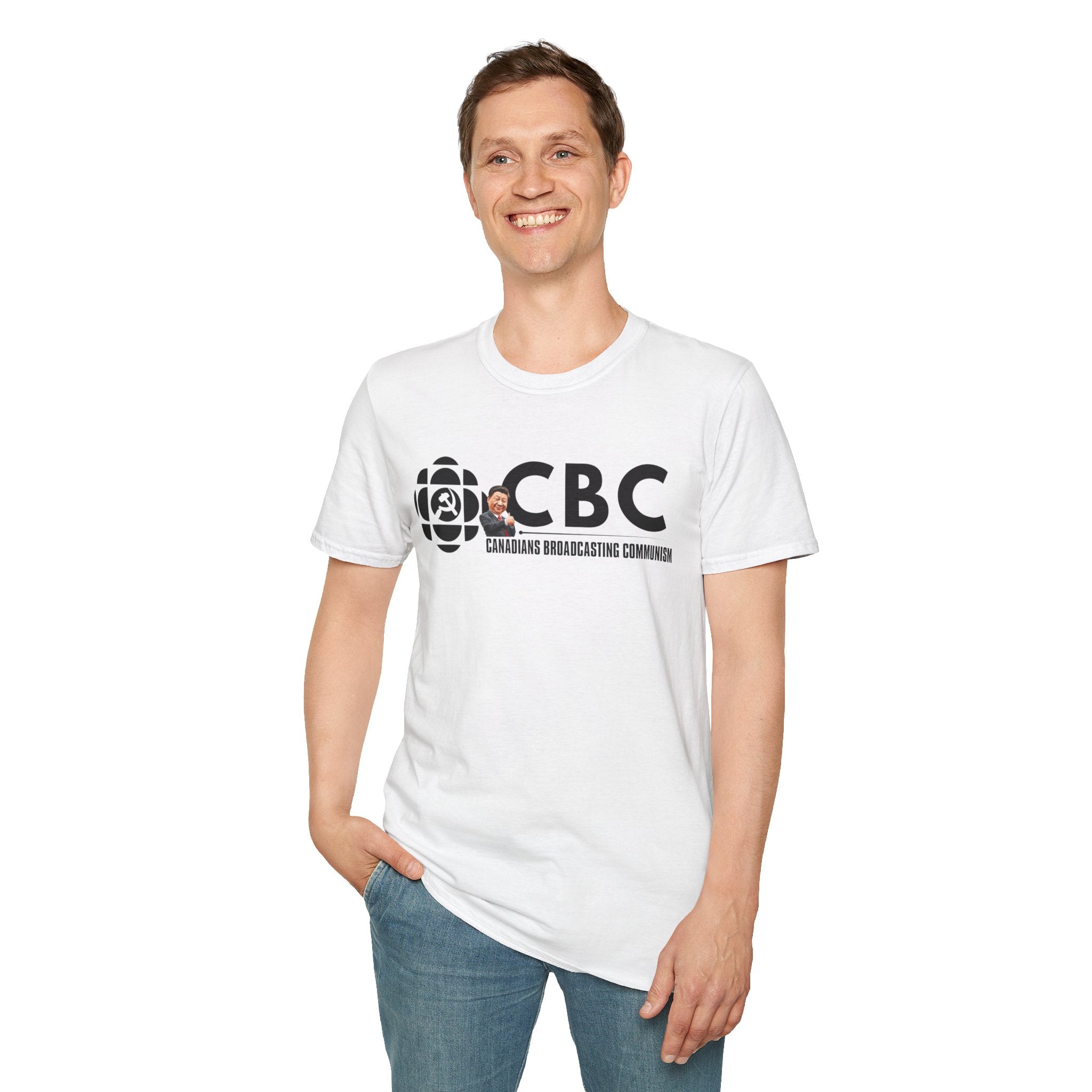 Convix Apparel Anti-Liberal Media “CBC Canadians Broadcasting Communism” #002 T-Shirt
