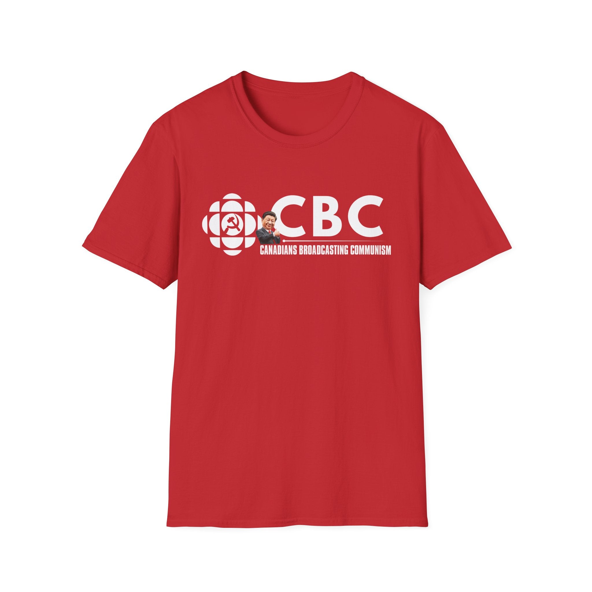 Convix Apprel Anti-Liberal Media “CBC Canadians Broadcasting Communism” #002 Women’s Tee