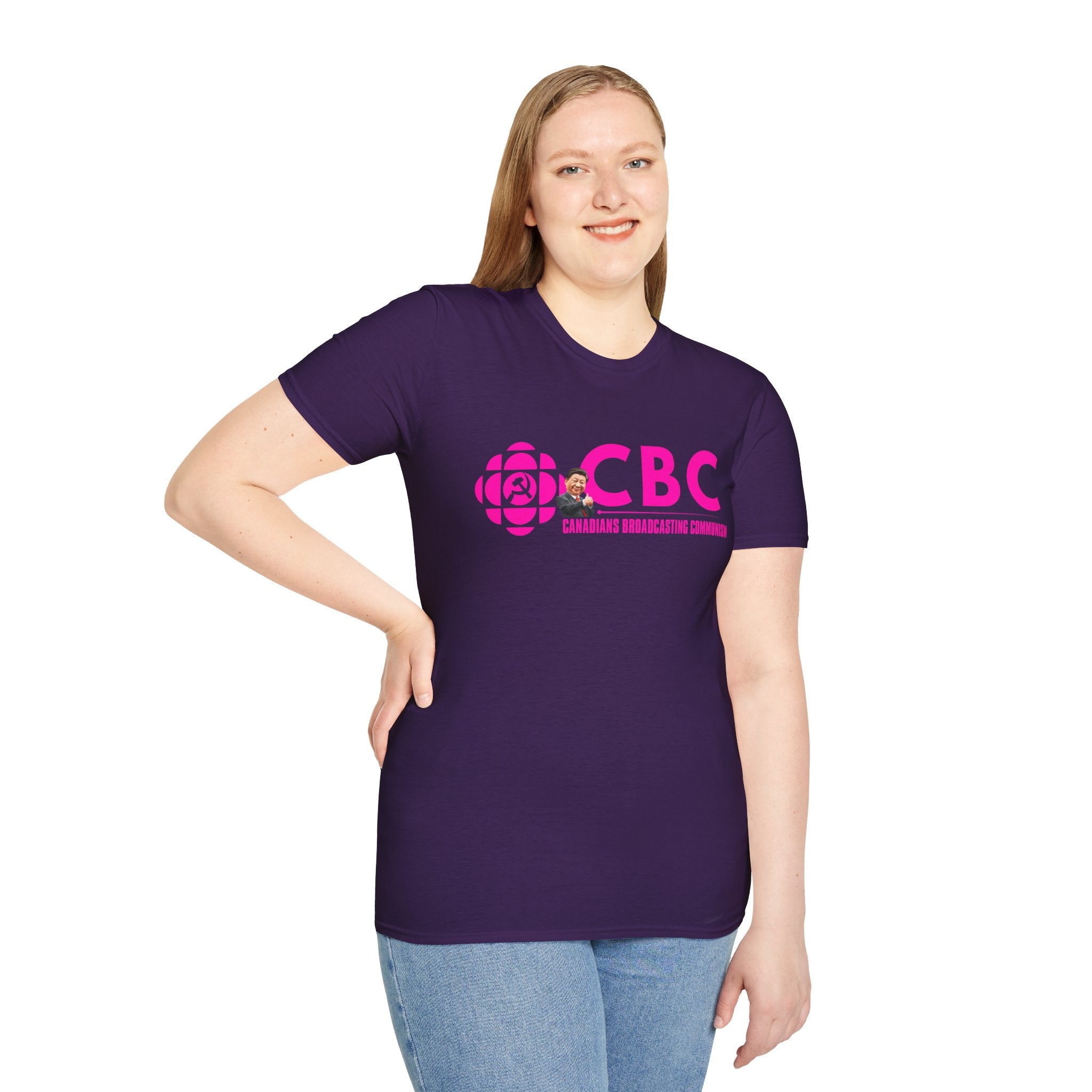 Convix Apprel Anti-Liberal Media “CBC Canadians Broadcasting Communism” #002 Women’s Tee