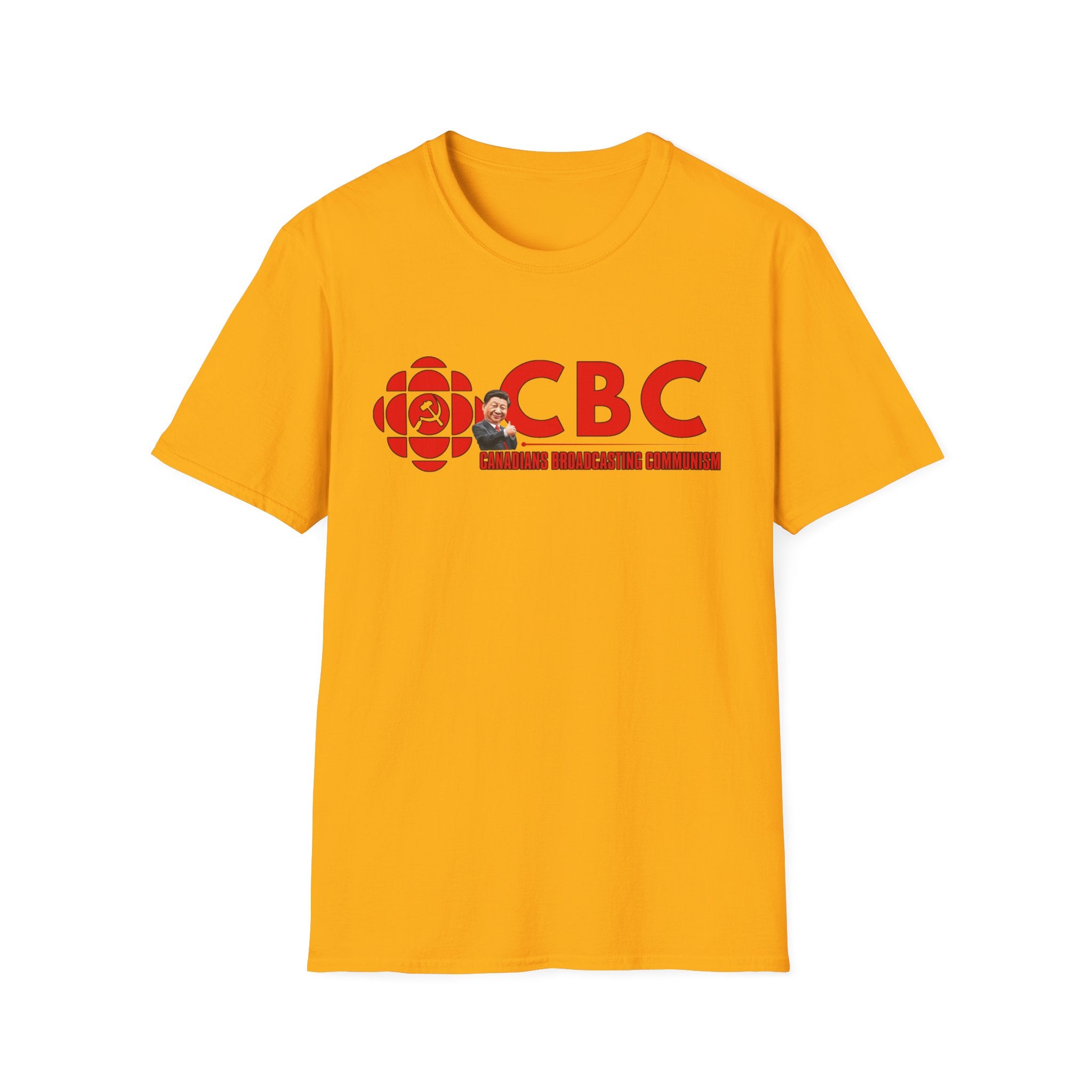 Convix Apparel Anti-Liberal Media “CBC Canadians Broadcasting Communism” #002 T-Shirt