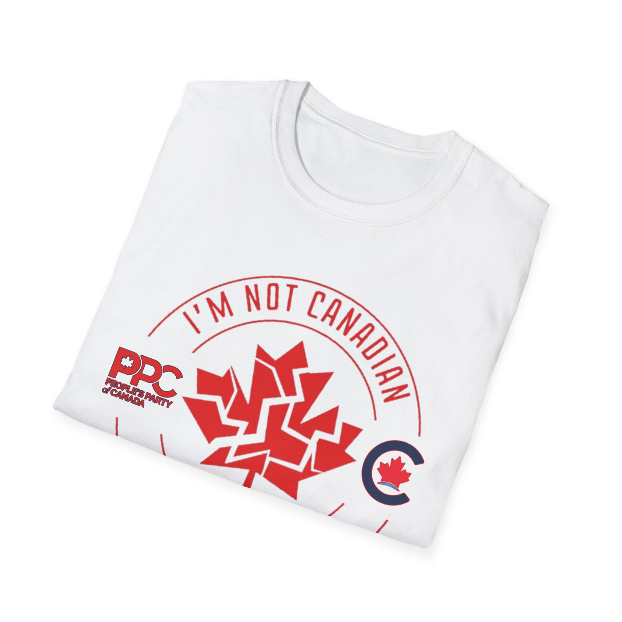 Anti-Liberal “I'm Not Canadian I'm Albertan” Modern Fit T-Shirt