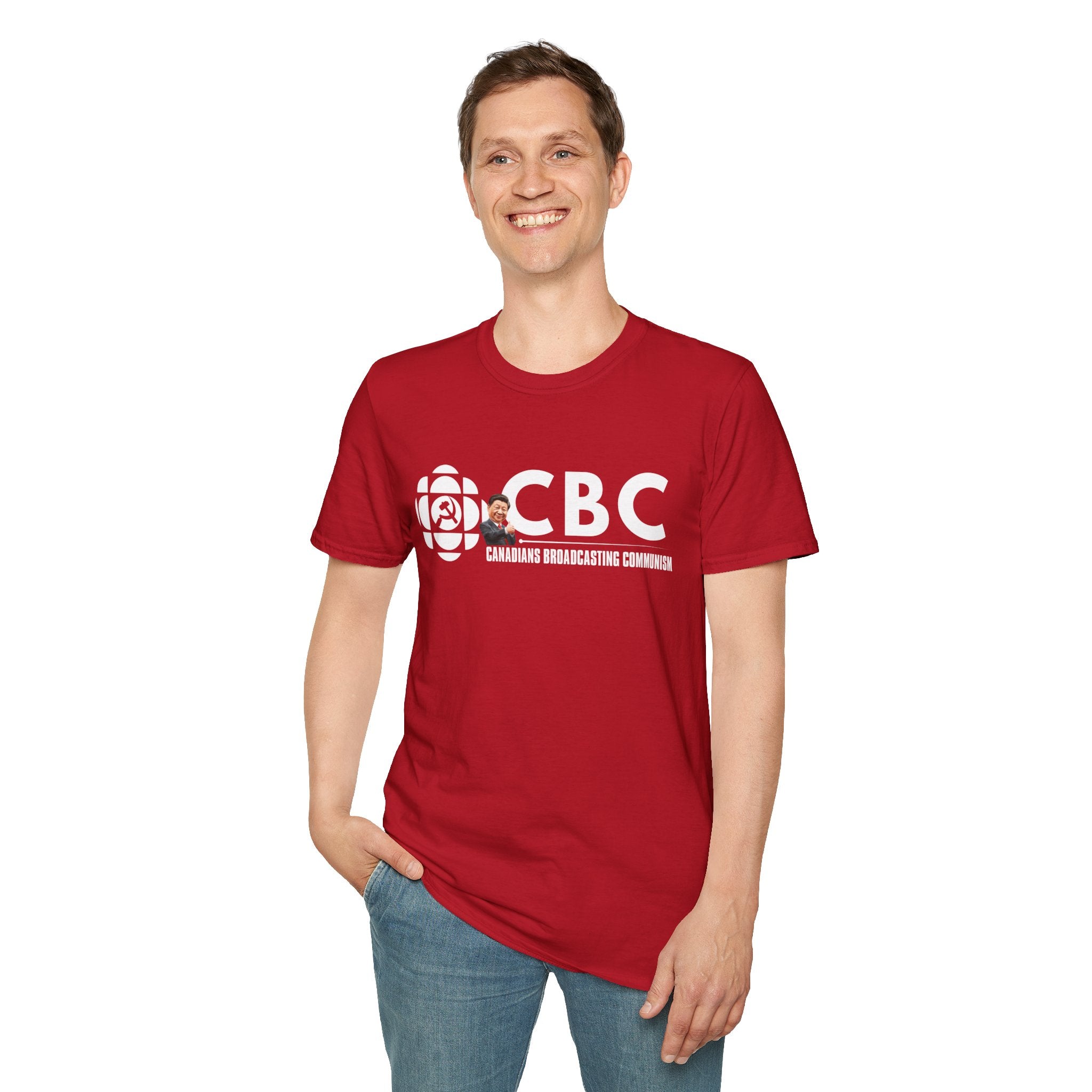 Convix Apparel Anti-Liberal Media “CBC Canadians Broadcasting Communism” #002 T-Shirt