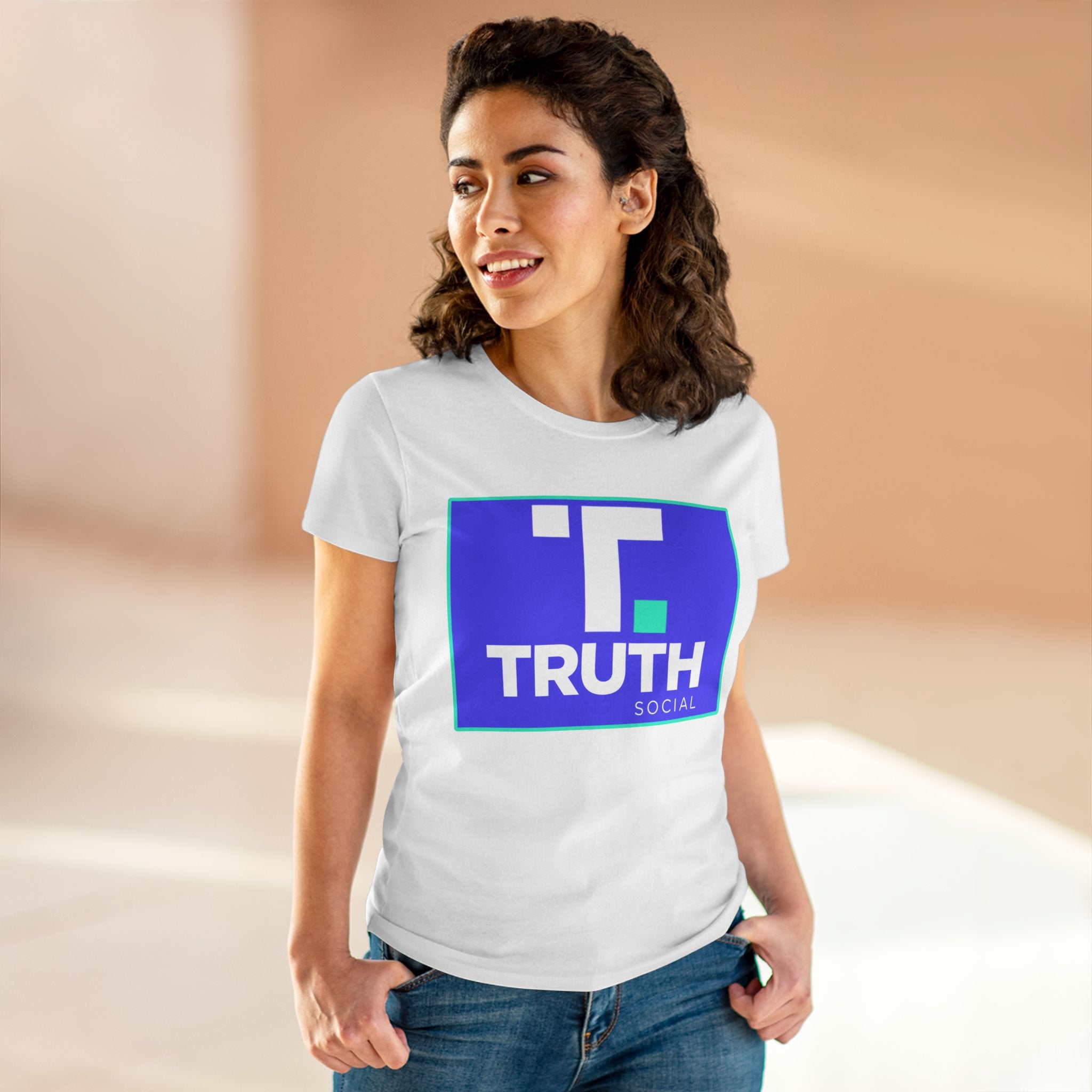 Convix Apparel DJT “Truth Social Logo” Women’s Cotton Tee