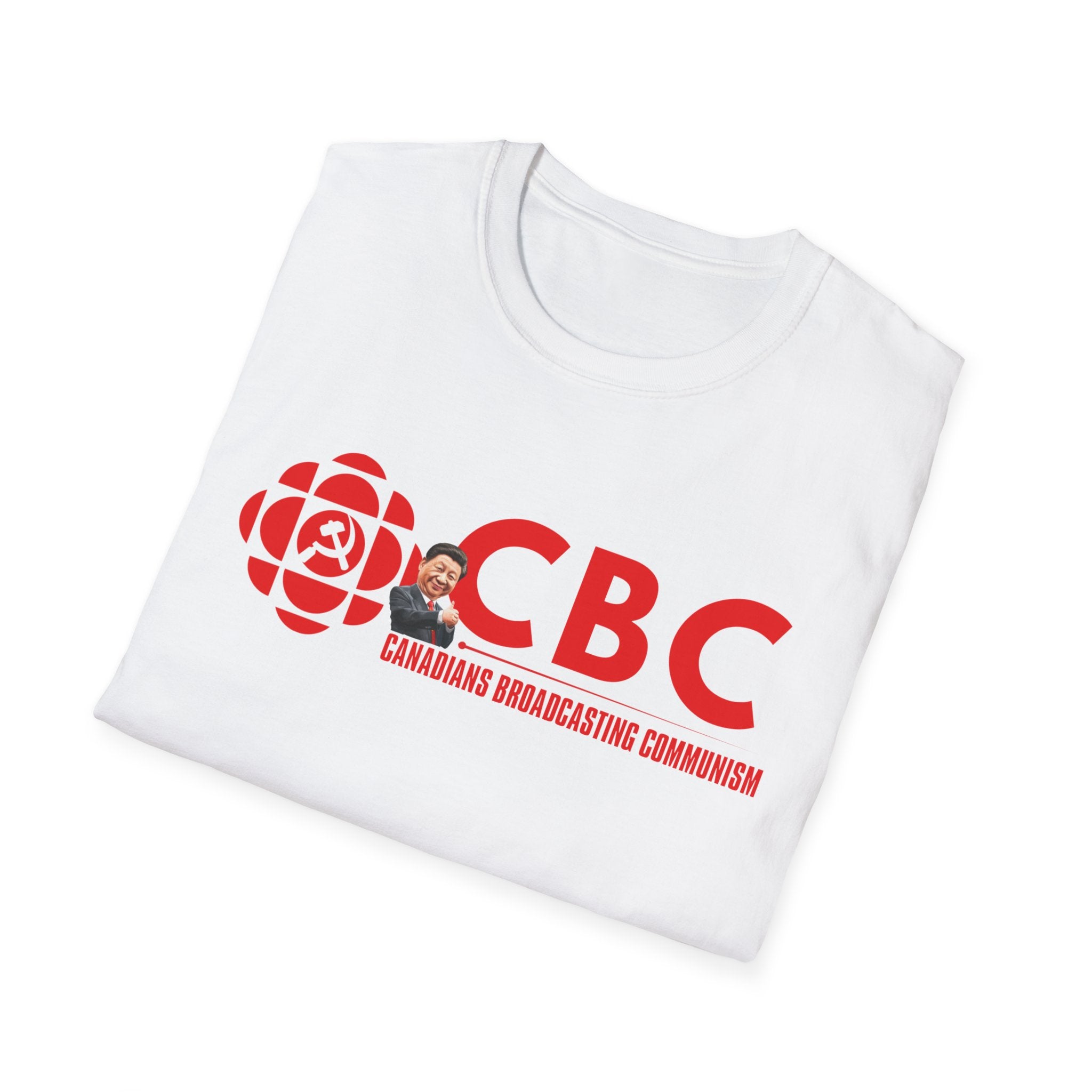 Convix Apprel Anti-Liberal Media “CBC Canadians Broadcasting Communism” #002 Women’s Tee