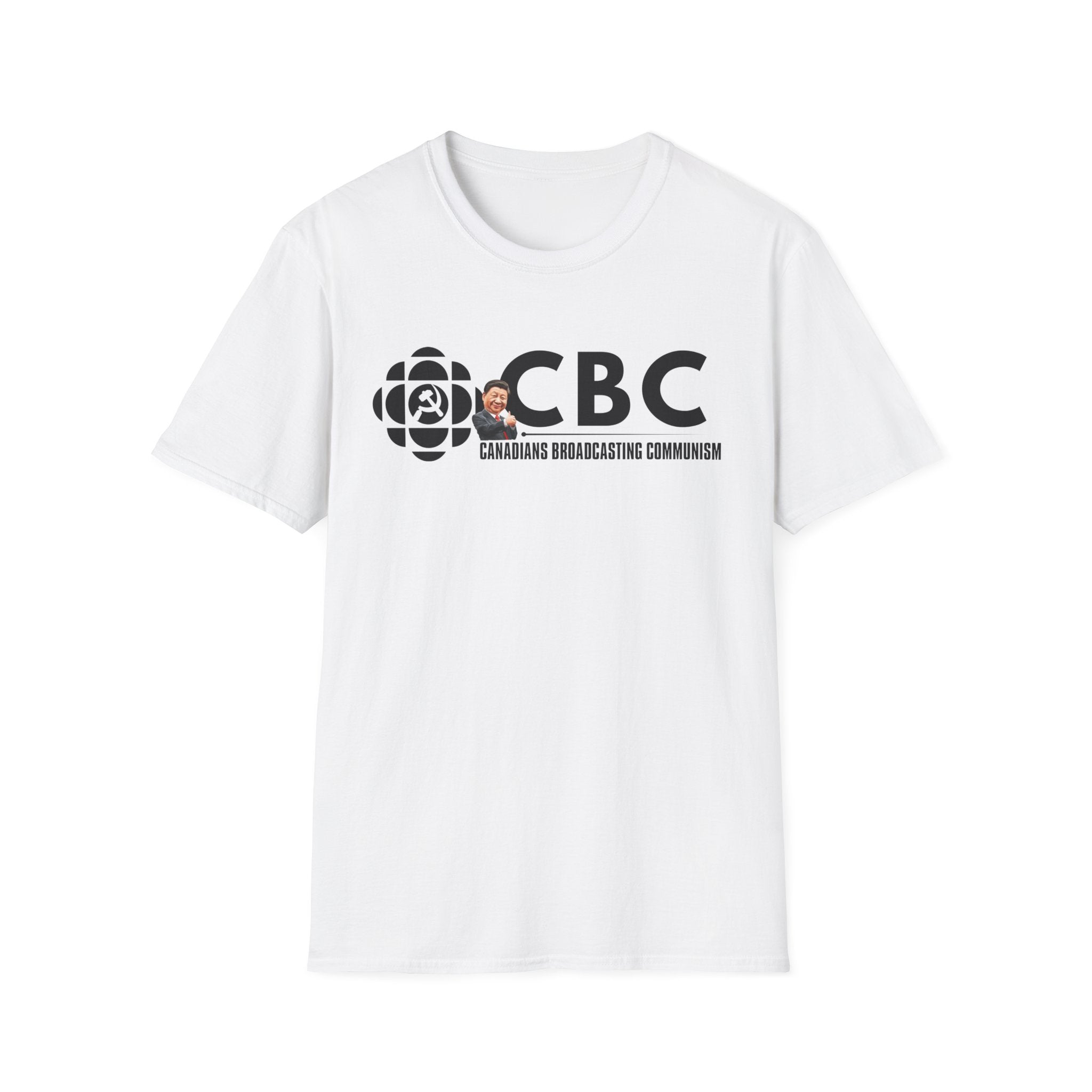 Convix Apparel Anti-Liberal Media “CBC Canadians Broadcasting Communism” #002 T-Shirt