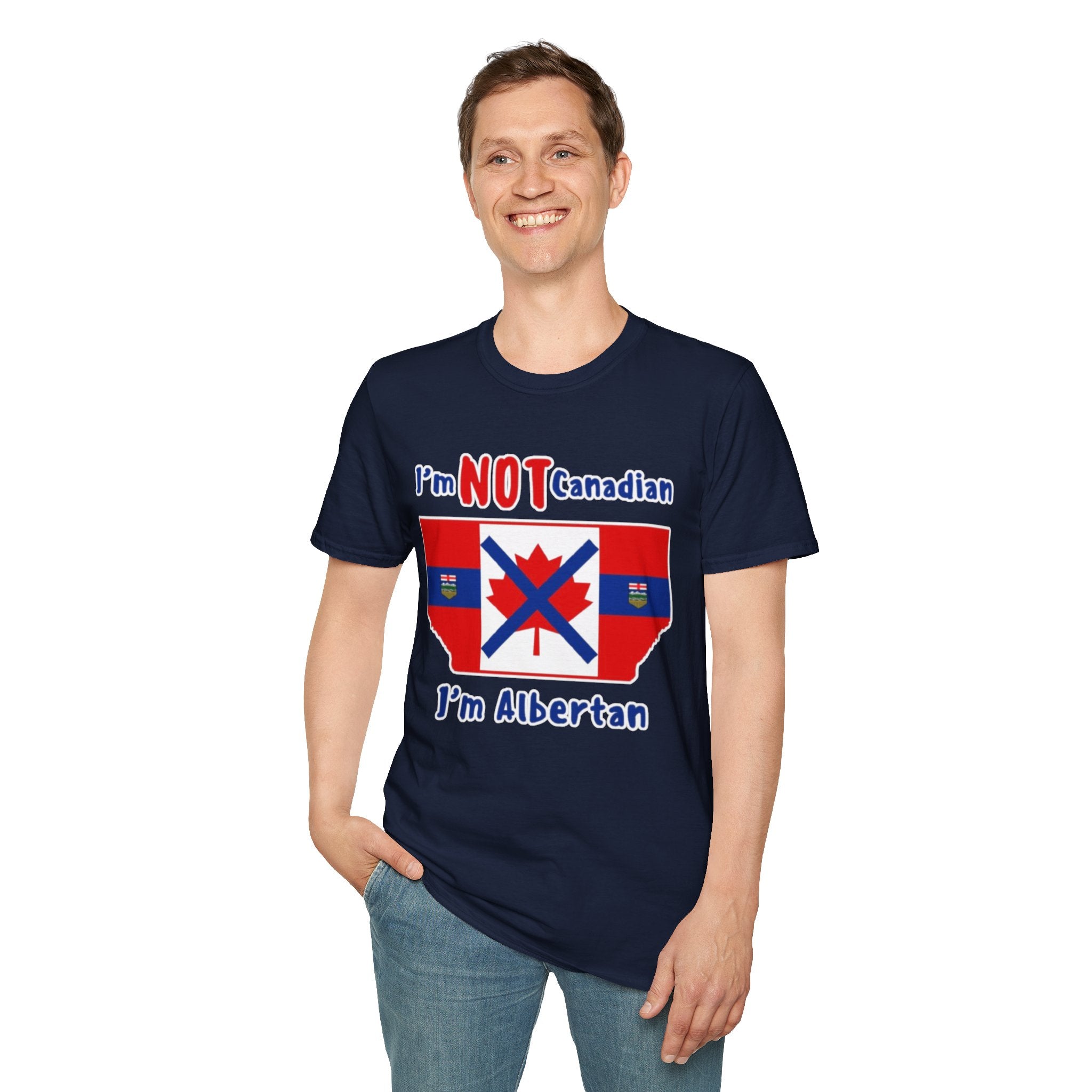 Anti-Liberal “I’m not Canadian” #001 Modern Fit T-Shirt